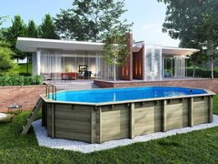 Piscina din lemn 6,57×4,07 si inaltimea1,20 m