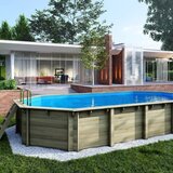 Piscina din lemn 6,57×4,07 si inaltimea1,20 m